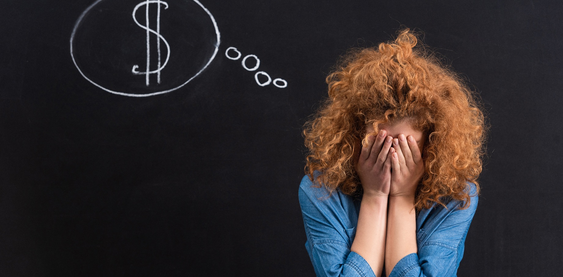 Woman frustrated by costly mistakes